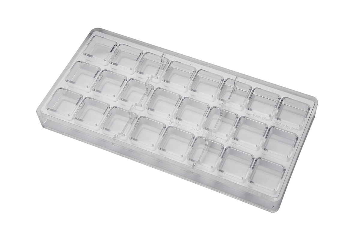 CF0205 - Chocolat Form - Praline Square Box Polycarbonate Mould