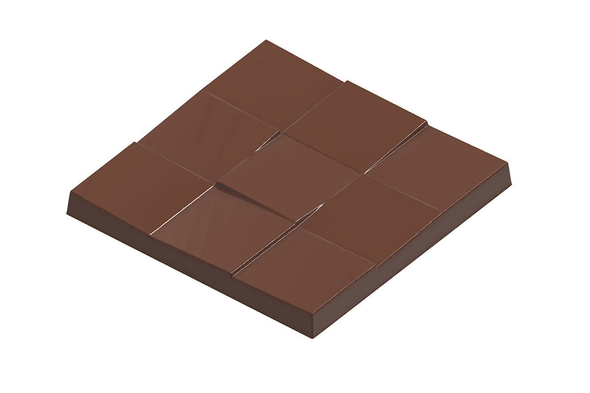 CF0237 - Chocolat Form - Tablet Slanted Tiles Polycarbonate Mould