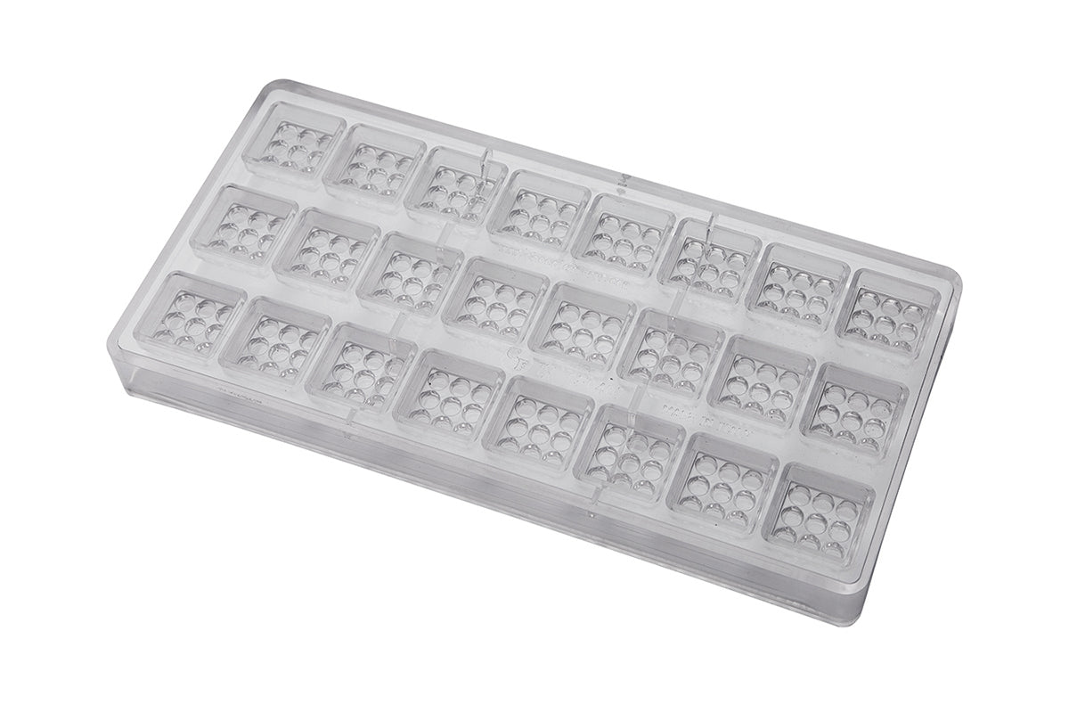 CF0407 - Chocolat Form - Chocolate Praline Brick Polycarbonate Mould