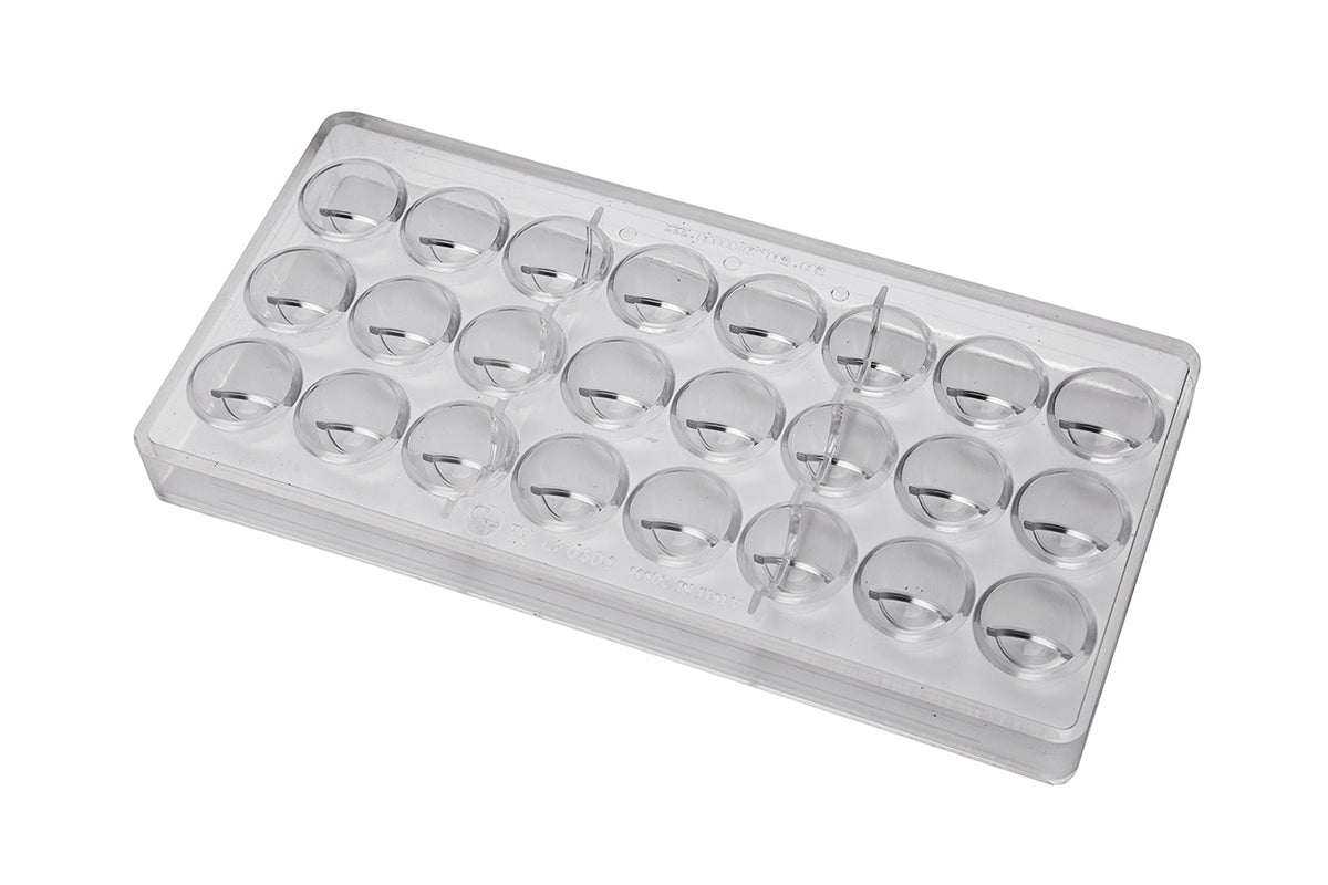 CF0604 - Chocolat Form - Praline Hollow Polycarbonate Mould