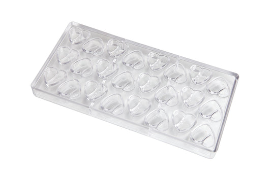 CF0606 - Chocolat Form - Interlocking Heart Polycarbonate Mould