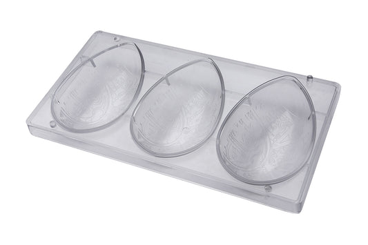 CF0704 - Chocolat Form - Egg 170 X 105 mm Aztec Polycarbonate Mould