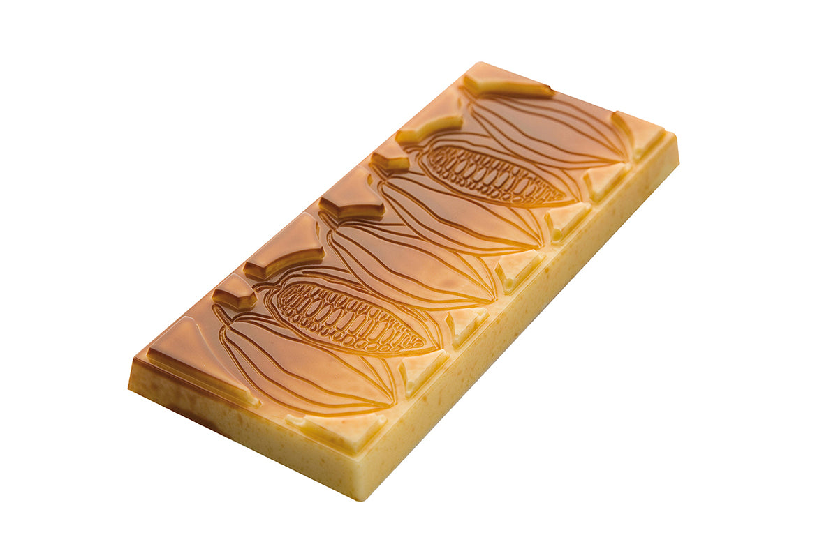 CF0805 - Chocolat Form - Cocoa Bean Tablet 50 g Polycarbonate Mould