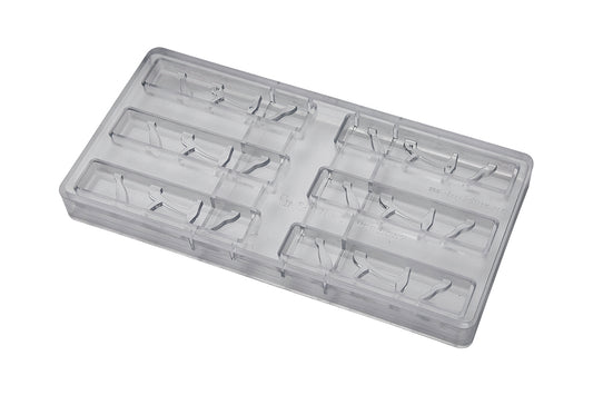 CF0901 - Chocolat Form - Snack 30 g Snack Cracked Polycarbonate Mould