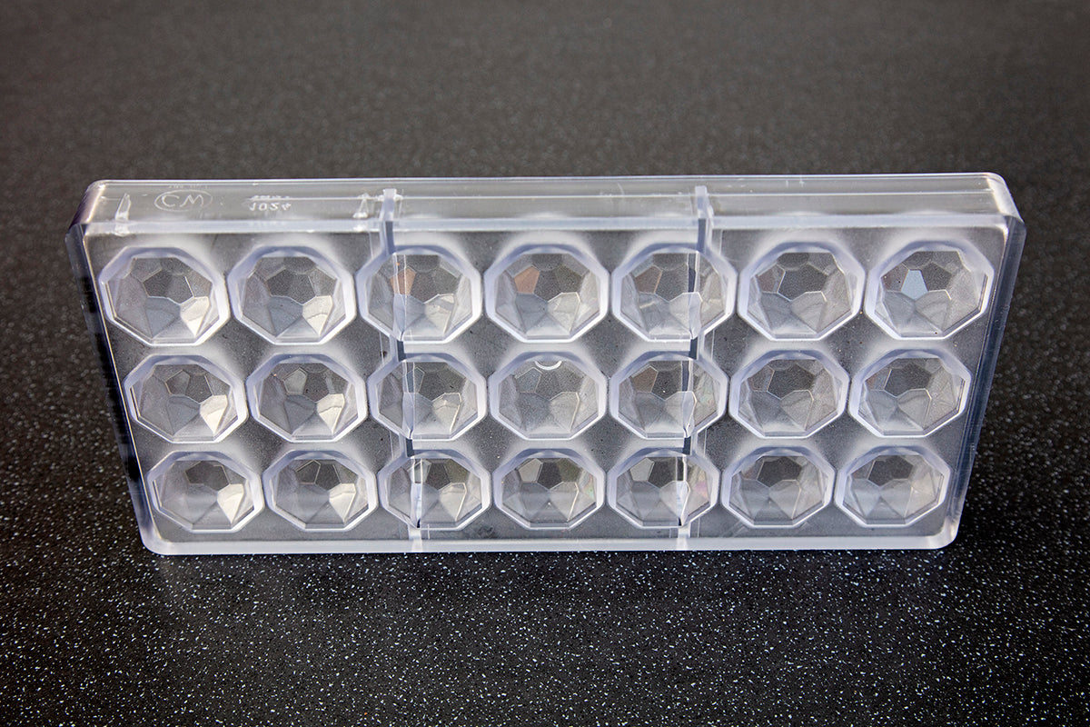 CW1024 - Chocolate World - Chocolate Diamond Polycarbonate Mould