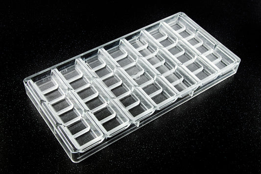 CW1132 - Chocolate World - Chocolate Bar 50 g Polycarbonate Mould