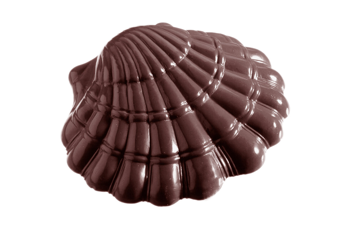 CW1154 - Chocolate World - Scallop 87 mm Polycarbonate Mould