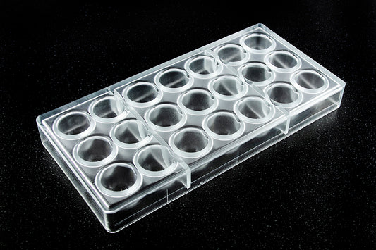 CW1157 - Chocolate World - Cone Ø 30 X 25 mm Polycarbonate Mould