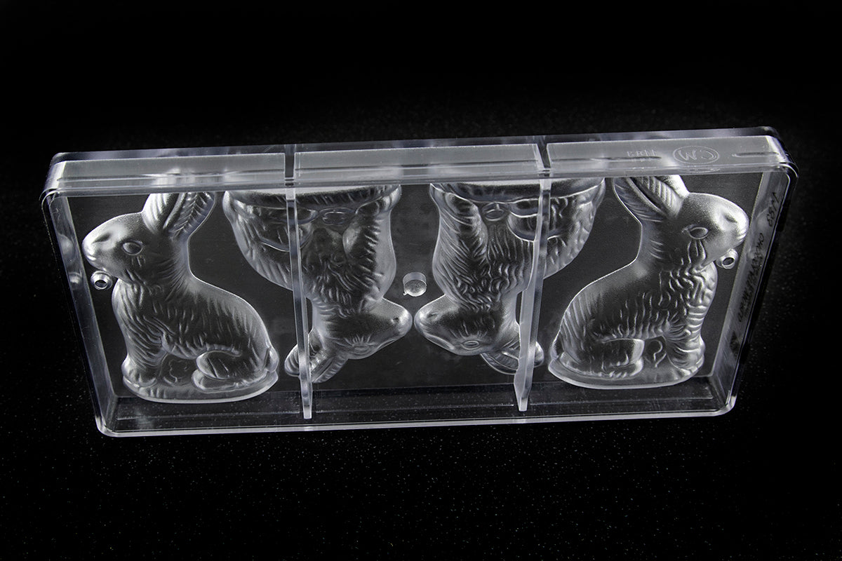 CW1183 - Chocolate World - Chocolate Sitting Hare Polycarbonate Mould