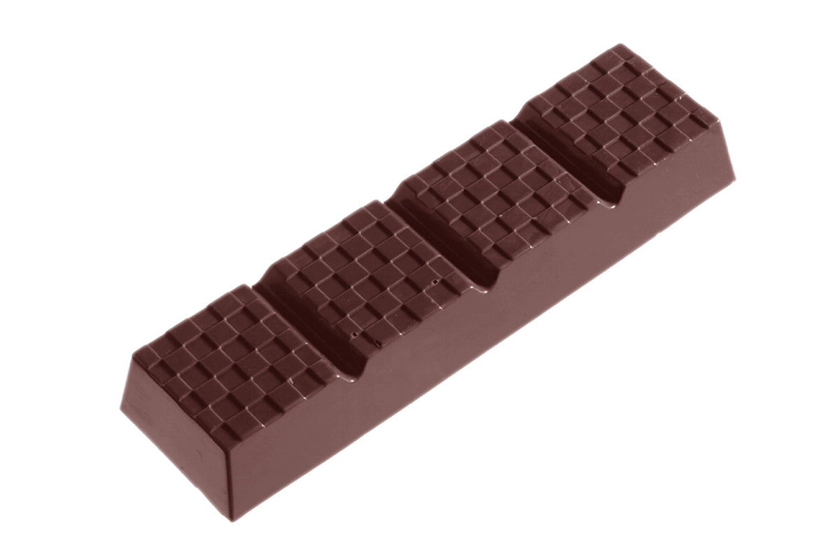 CW1187 - Chocolate World - Chocolate Bar Block Polycarbonate Mould
