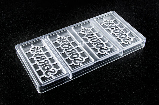 CW12015 - Chocolate World - "Sorry" Chocolate Tablet Polycarbonate Mould