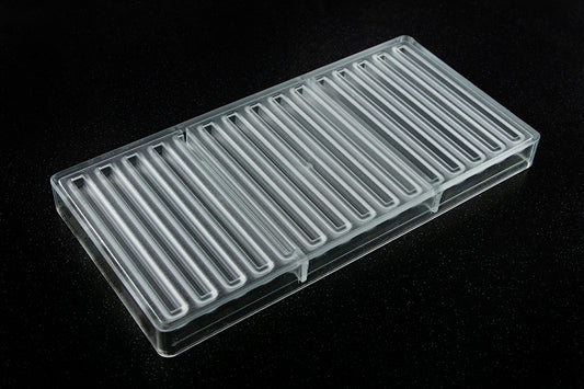 CW12037 - Chocolate World - Rectangular Snack Bar Polycarbonate Mould