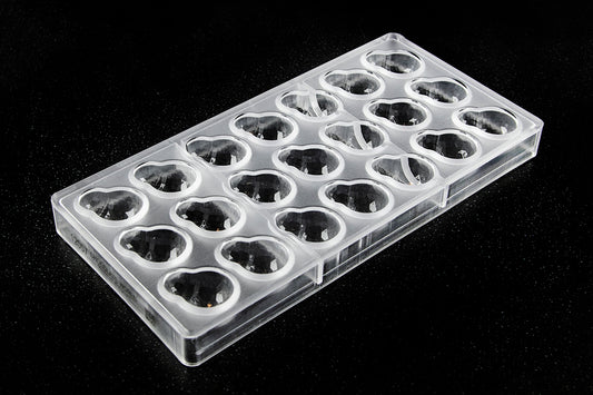 CW12057 - Chocolate World - Double Bubble Facet Polycarbonate Mould