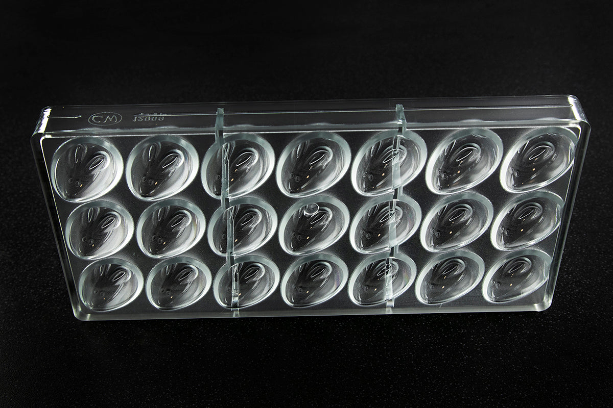 CW12069 - Chocolate World - Smaller Abstract Rabbit Polycarbonate Mould