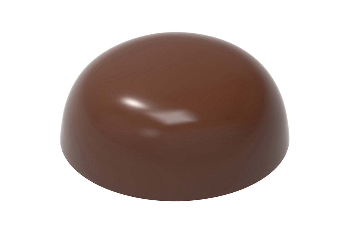 CW12094 - Chocolate World - Squeezed Hemisphere Polycarbonate Mould