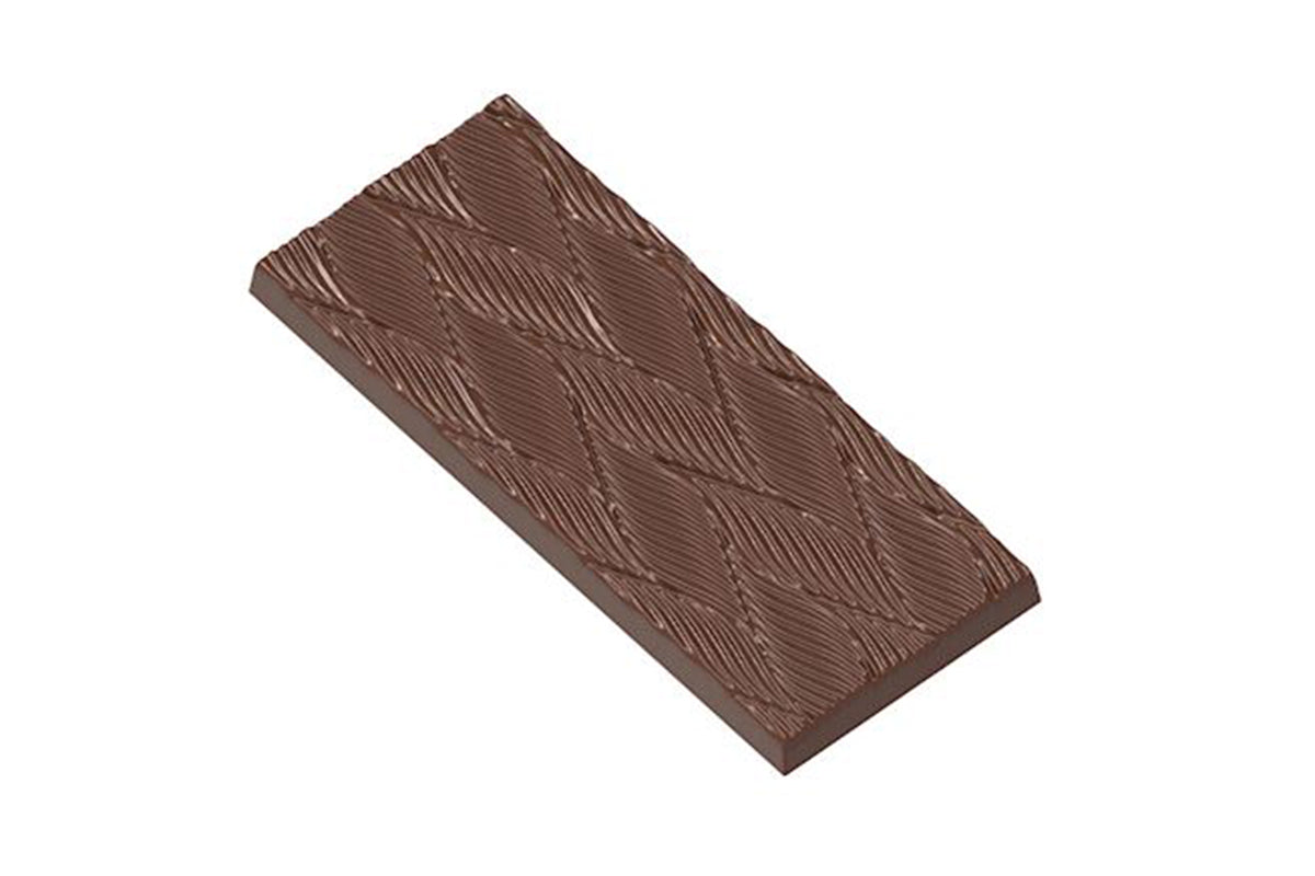 CW12104 - Chocolate World - Chocolate Tablet Fury Polycarbonate Mould