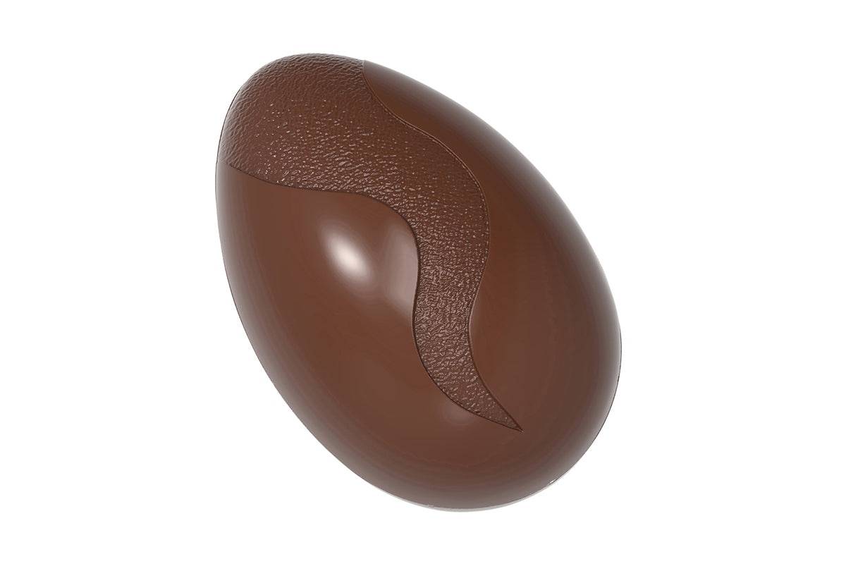 CW12107 - Chocolate World - Egg With Flame Design Polycarbonate Mould