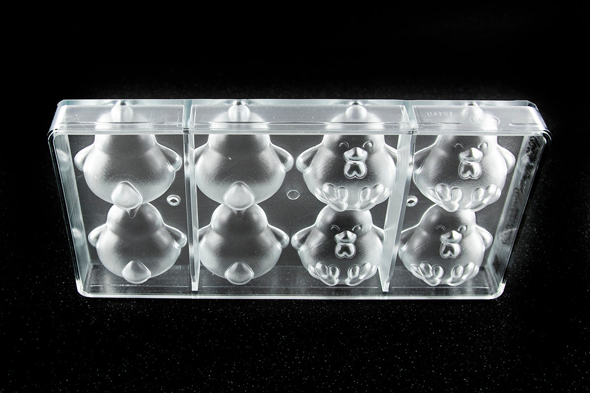 CW12145 - Chocolate World - Small Round Chicken Polycarbonate Mould