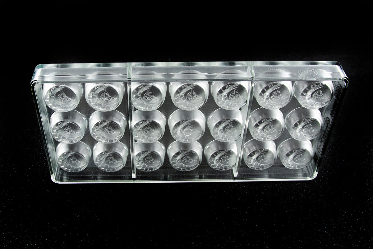 CW12150 - Chocolate World - Oriental Half Moon Polycarbonate Mould