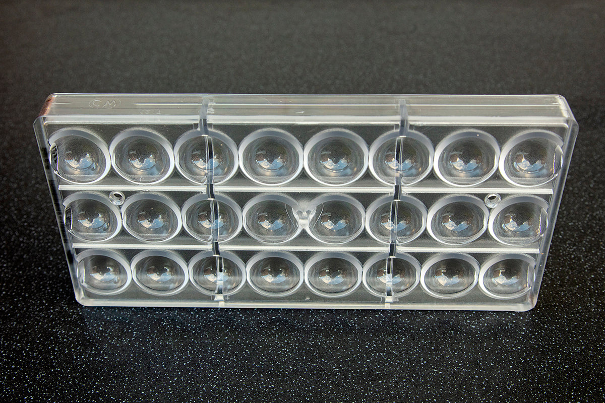 CW1217 - Chocolate World - Half Sphere Ø 30 mm Polycarbonate Mould