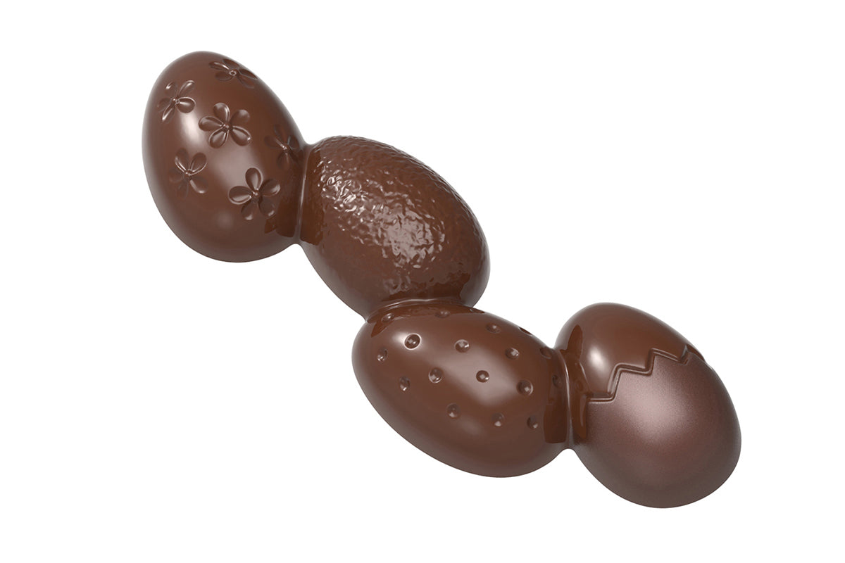 CW12188 - Chocolate World - Easter Egg Bar Polycarbonate Mould