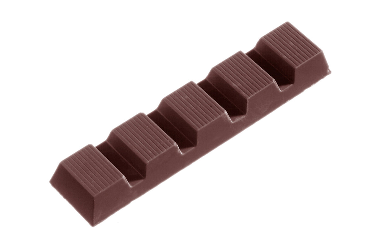 CW1256 - Chocolate World - Chocolate Bar Lined Polycarbonate Mould