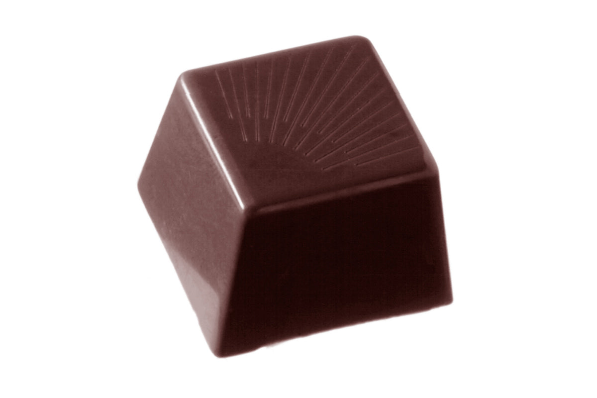 CW1303 - Chocolate World - Chocolate Carre Soleil Polycarbonate Mould