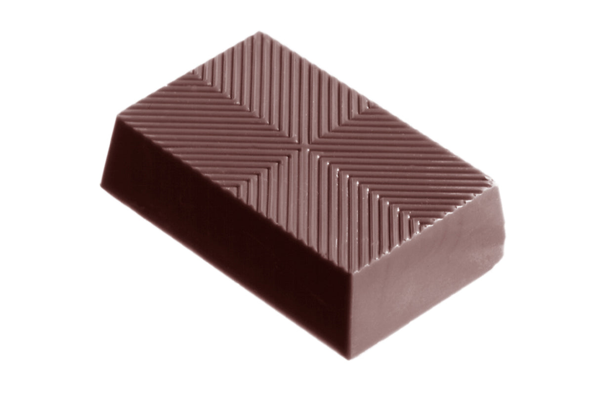CW1325 - Chocolate World - Chocolate Square Block Polycarbonate Mould