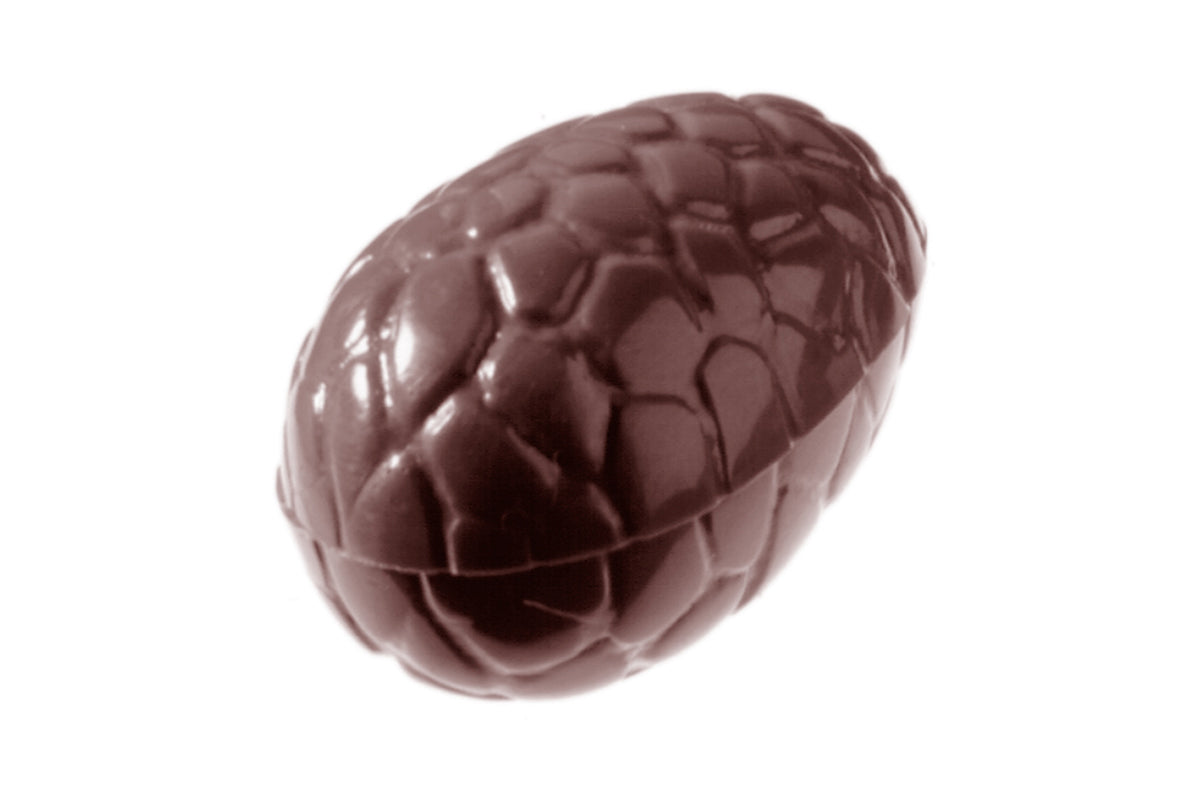 CW1383 - Chocolate World - Egg Kroko 42 mm Polycarbonate Mould