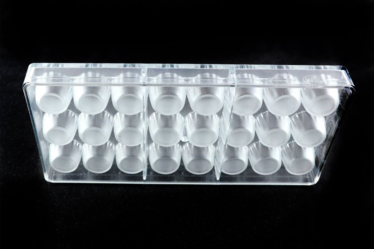 CW1535 - Chocolate World - Chocolate Cup Round Polycarbonate Mould