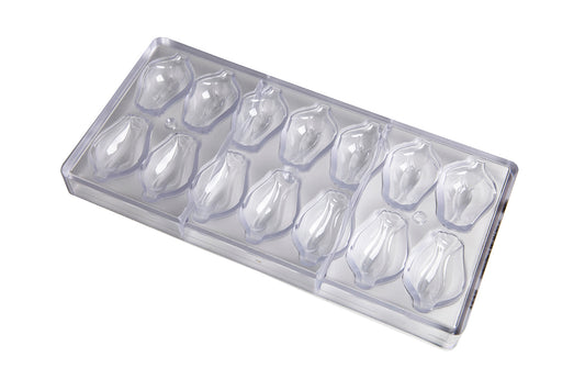 CW1549 - Chocolate World - Chocolate Rose Closed Polycarbonate Mould