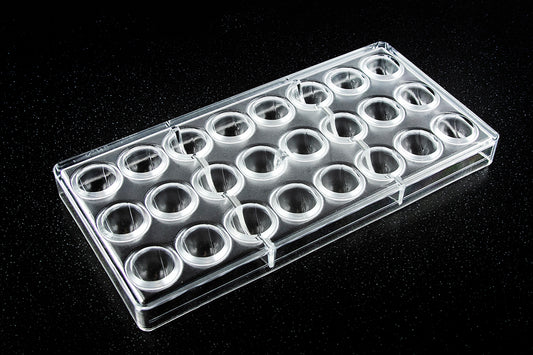 CW1556 - Chocolate World - Modern Round 2 Polycarbonate Mould