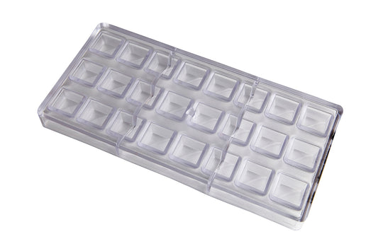 CW1559 - Chocolate World - Chocolate Diagonal 8 g Polycarbonate Mould