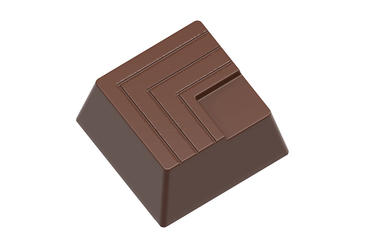 CW1607 - Chocolate World - Small Block Carved Polycarbonate Mould