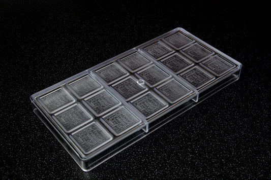 CW1614 - Chocolate World - Caraque New Year Polycarbonate Mould
