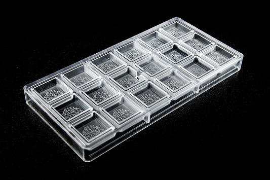 CW1849 - Chocolate World - Eid Mubarak Cube Polycarbonate Mould