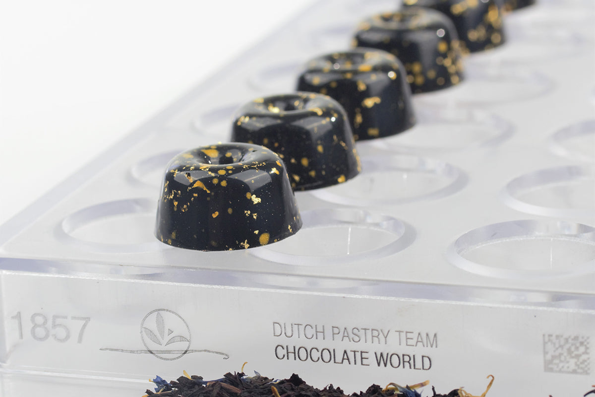 CW1857 - Chocolate World - The "Volcano" Dutch Pastry Polycarbonate Mould