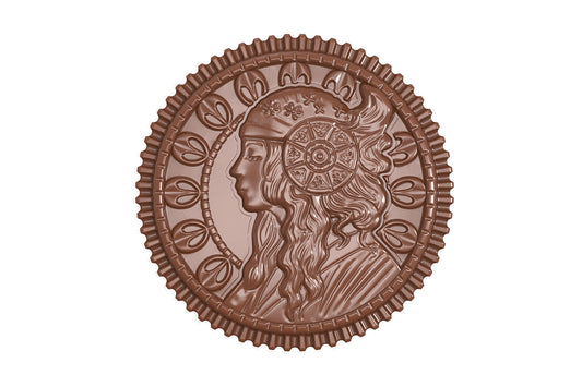 CW1895 - Chocolate World - Caraque Venus & Diana 2 Fig Polycarbonate Mould