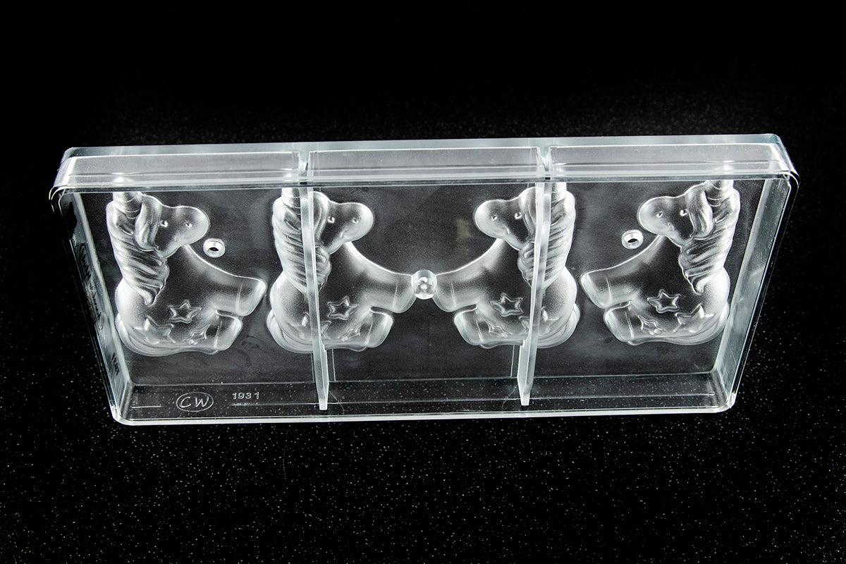 CW1931 - Chocolate World - Chocolate Large Unicorn Polycarbonate Mould