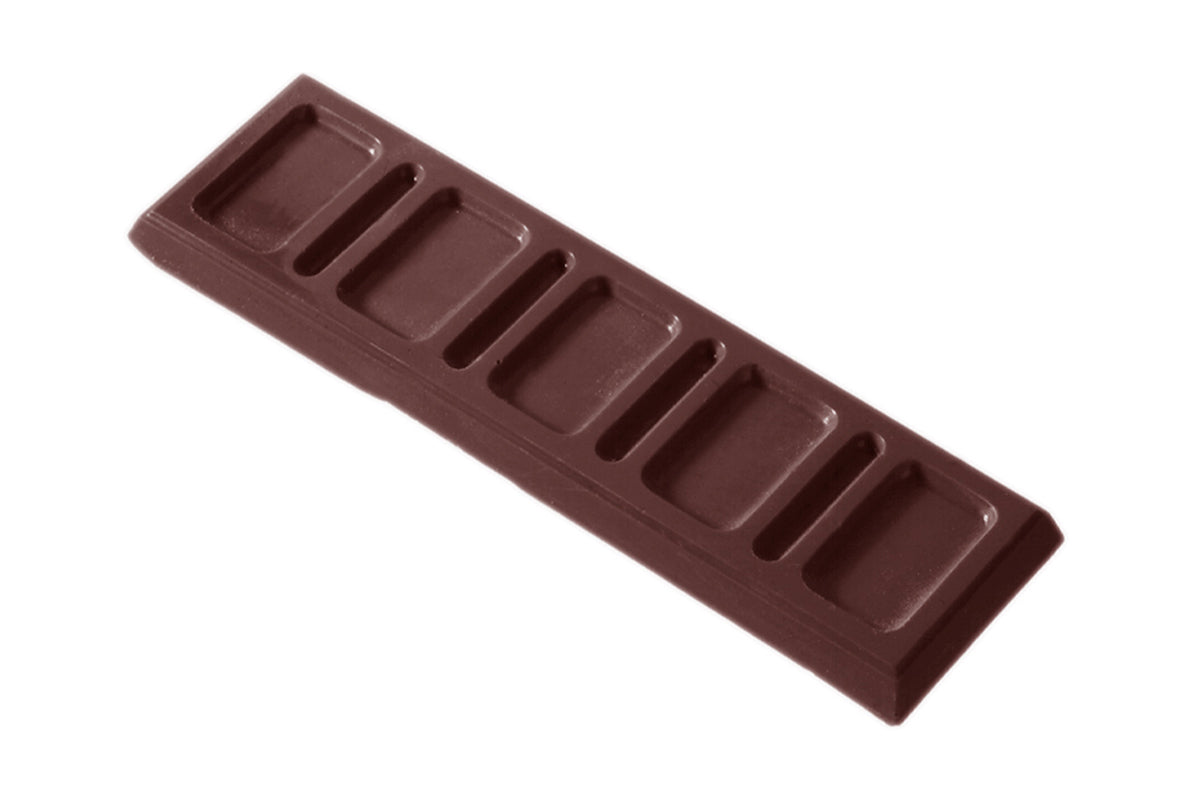 CW2090 - Chocolate World - Chocolate Bar 25 g Polycarbonate Mould