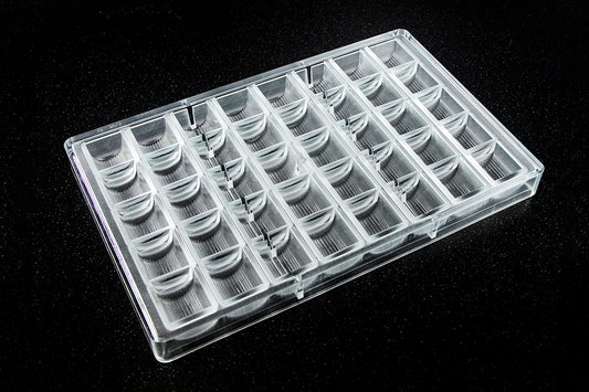 CW2100 - Chocolate World - Rounded 38 g Tablet Polycarbonate Mould