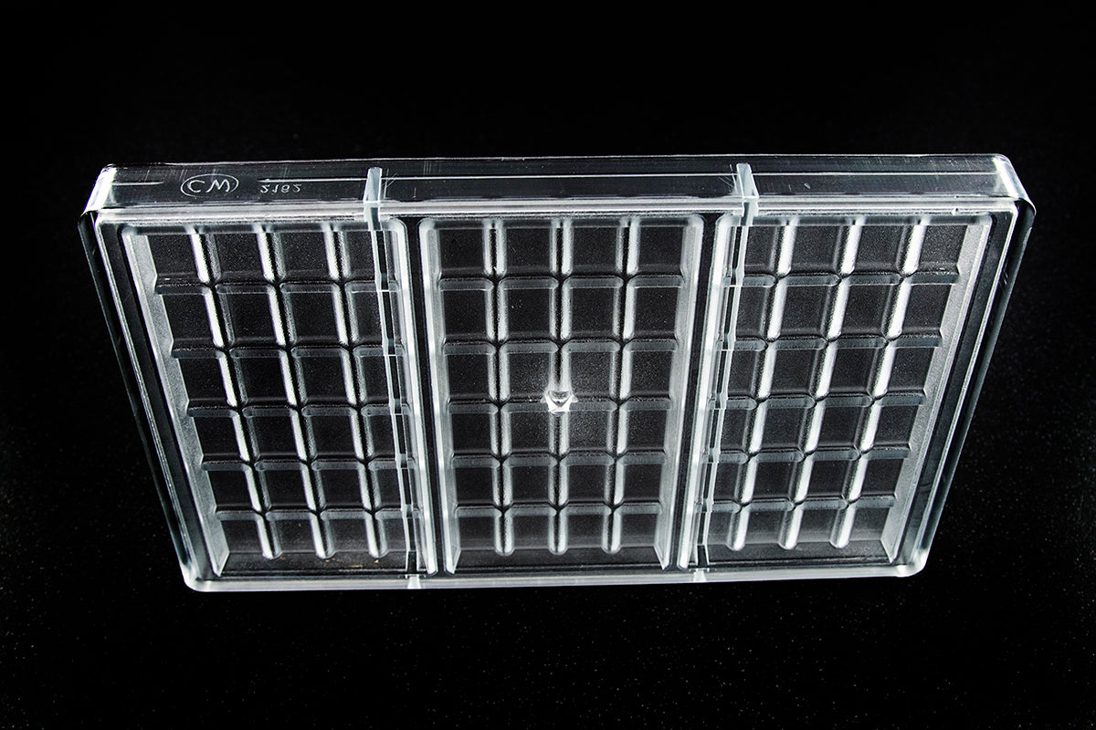 CW2162 - Chocolate World - 100 g Rectangle Tablet Polycarbonate Mould