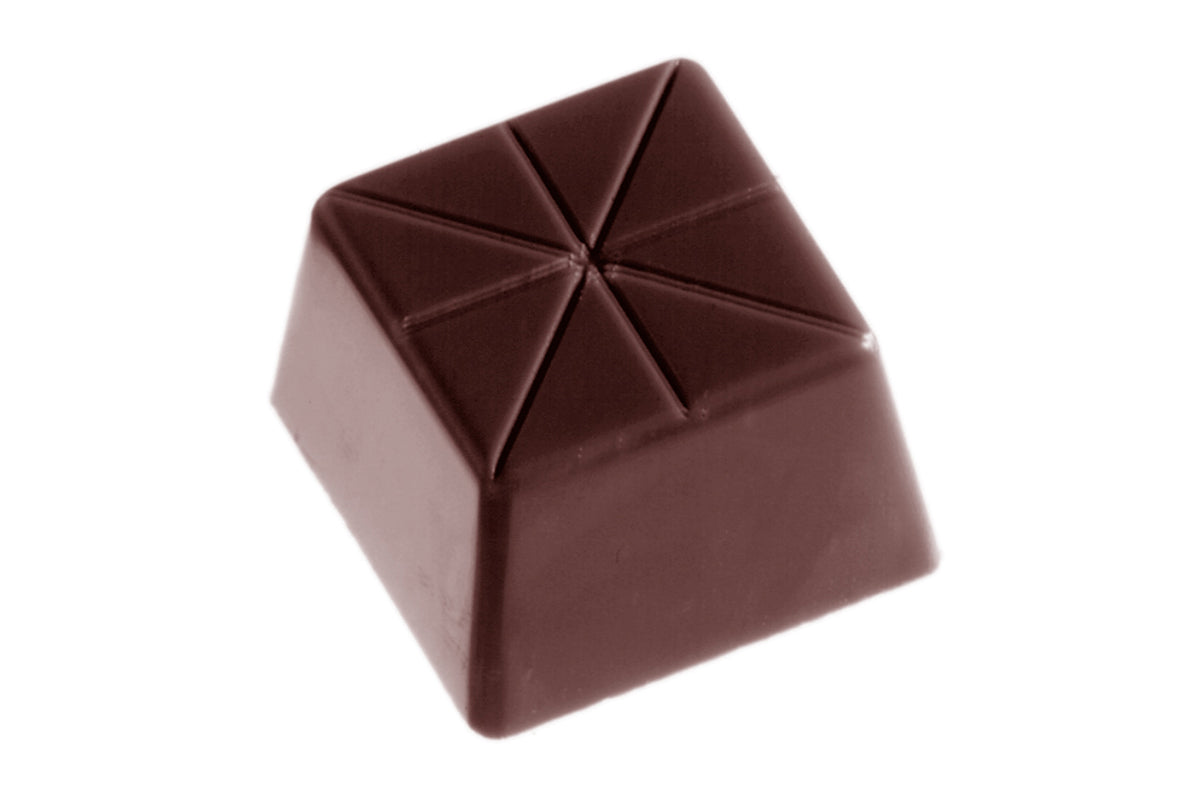 CW2231 - Chocolate World - Chocolate Carre Fantasy Polycarbonate Mould