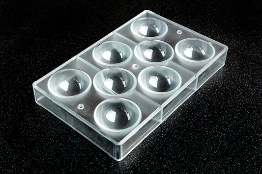 CW2252 - Chocolate World - Half Sphere Ø 59 mm Polycarbonate Mould
