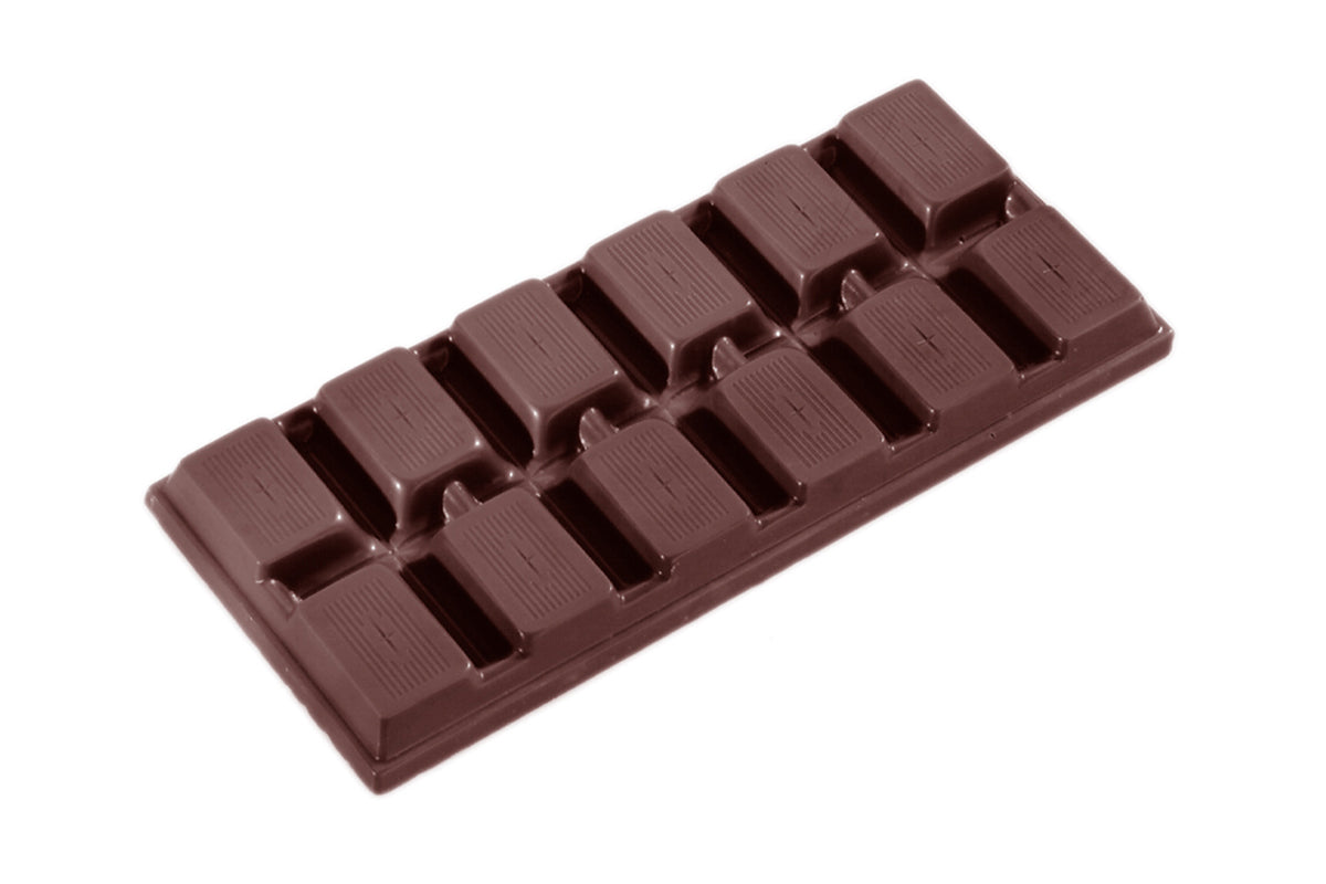 CW2308 - Chocolate World - Chocolate Bar Shaped Polycarbonate Mould