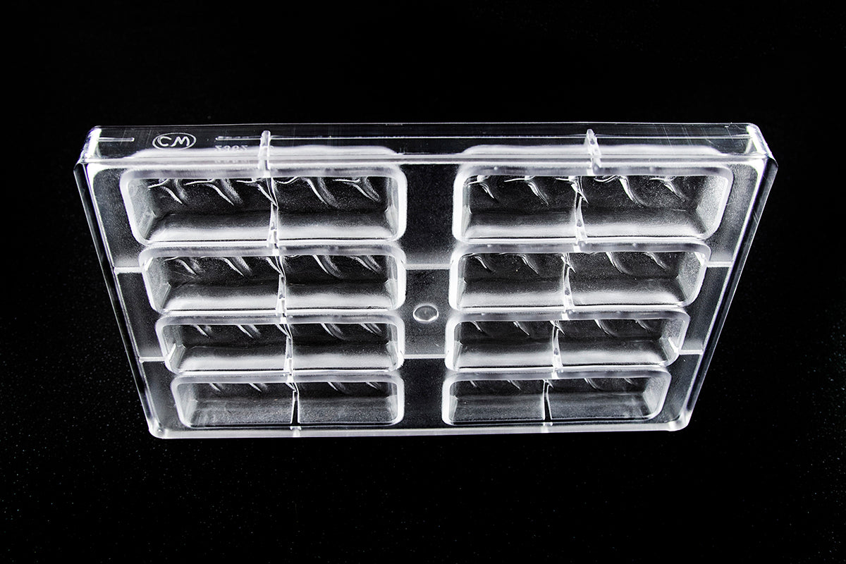 CW2362 - Chocolate World - Large Enrobed Bar Polycarbonate Mould