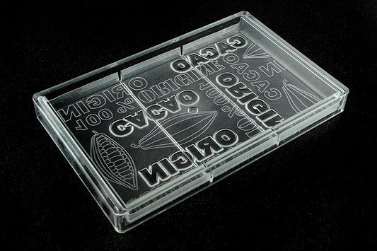CW2393 - Chocolate World - 1Kg +/- Solid Bar Tablet Polycarbonate Mould