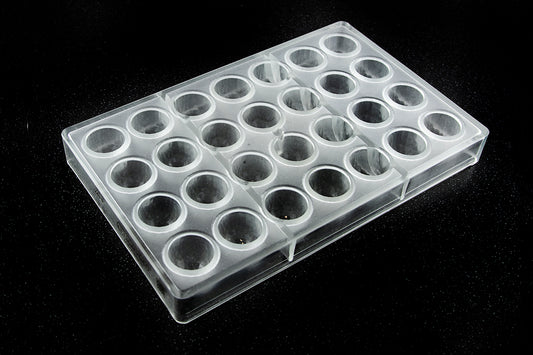 CW2478 - Chocolate World - Chocolate Cone Facet Polycarbonate Mould