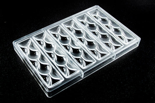 CW2488 - Chocolate World - Curved Bar - Frank Haasnoot Polycarbonate Mould
