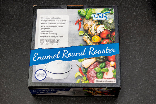 Falcon Enamel 20cm Round Roaster For Sourdough Bread